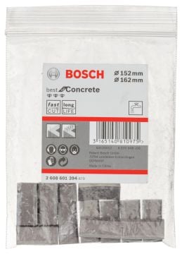 Bosch - Best Serisi Elmas Sulu Karot Uç Segmanı 152-162 mm İçin 12 Parça
