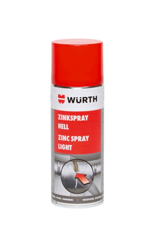 Würth Çinko Sprey Açık Renkli 400ML 0893113114