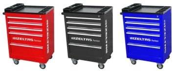 İZELTAŞ 8235 Partner Mobil Takım Dolabı 121 Parça (5 Çekmeceli - Dolu)