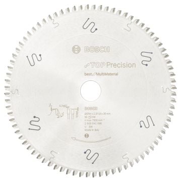 Bosch - Best Serisi Hassas Kesim Çoklu Malzeme için Daire Testere Bıçağı 254*30 mm 80 Diş