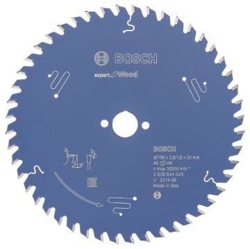 Bosch - Expert Serisi Ahşap için Daire Testere Bıçağı 190*20 mm 48 Diş