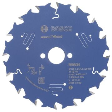 Bosch - Expert Serisi Ahşap için Daire Testere Bıçağı 130*20 mm 16 Diş