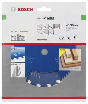Bosch - Expert Serisi Ahşap için Daire Testere Bıçağı 130*20 mm 16 Diş