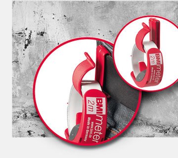 BMI 429 34 1020 Paslanmaz Çelik Metre (3 mt )