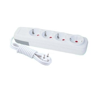 Far 4'lü 5 Metre Topraklı Grup Priz