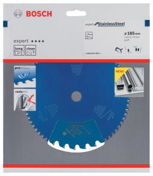 Bosch - Expert Serisi Paslanmaz Çelik için Daire Testere Bıçağı 185*20 mm 36 Diş