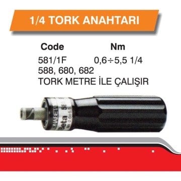 Beta 582/F Tork Tornavidası