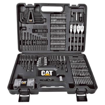 CAT DXK201 18Volt/2.0Ah Li-ion Çift Akülü Kömürsüz Profesyonel Şarjlı Darbeli Matkap + DX7030 + DA01903 Kombo Set