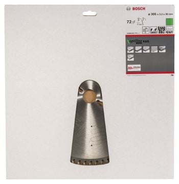 Bosch - Optiline Serisi Ahşap için Daire Testere Bıçağı 305*30 mm 72 Diş