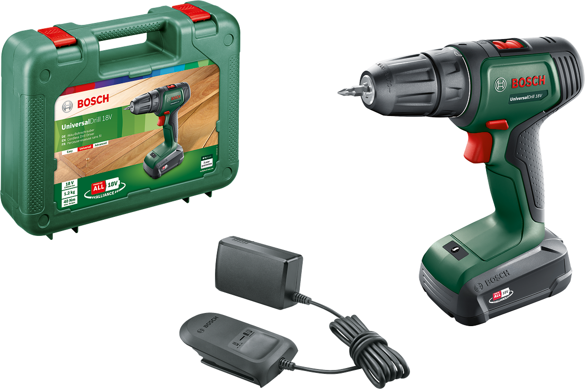 Bosch UniversalDrill 18 (1x 1,5Ah) Tek Akülü