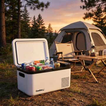 Coolist CLK15B 12/24Volt/ 220Volt 15 Litre Kompresörlü Bluetooth Bağlantılı Oto Buzdolabı