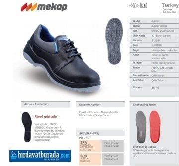 Mekap 101 Jupiter Çelik Burunlu Ayakkabı