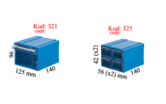 MT-321/325 Döner Çekmeceli Dolap