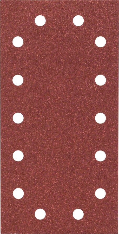 Bosch - Titreşimli Zımpara Kağıdı 10'lu, 115 x 230 mm 80 Kum 14 Delik