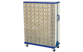 ÇKS-321-325 Çift Yönlü Döner Çekmeceli Stand