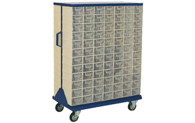 ÇKS-351-401 Çift Yönlü Döner Çekmeceli Stand