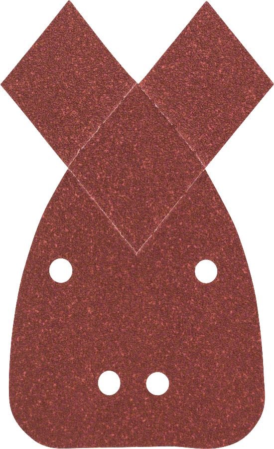 Bosch - Multi Zımpara Kağıdı 5'li, 95 x 135 mm 80 Kum 4 Delik