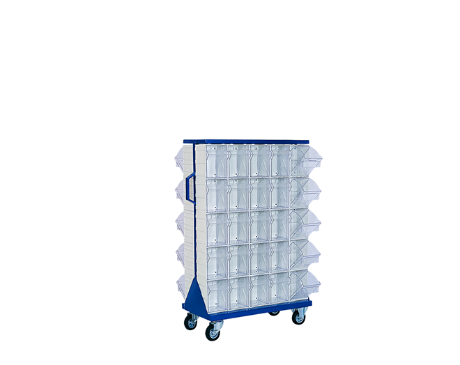 MSÇS-3 Çift Yönlü Döner Çekmeceli Stand