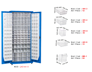 ÇKD-401 S Tek Yönlü Çekmeceli Stand