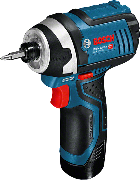 Bosch GDR 12V-105 Akülü 12 Volt 2 Ah Çift Akülü Darbeli Somun Sıkma - Çantalı