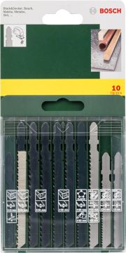 Bosch - 10 Parça Dekupaj Testere Seti Karışık (Promo)