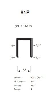 OMER 81 P Plastik  Zımba Tabancası
