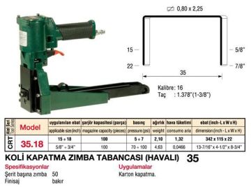 OMER 35.18 Koli Kapama Makinası