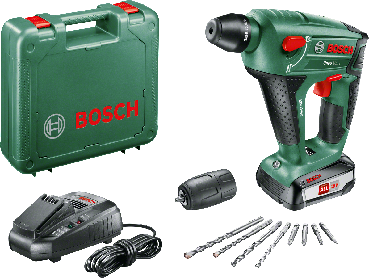 Bosch UNEO MAXX 18 V 2,5 AH Kırıc Delici (Tek Akü)