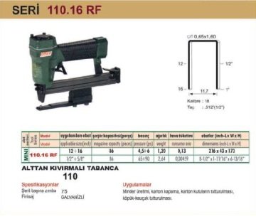 OMER 110.16 RF Alttan Kıvırmalı Tabanca