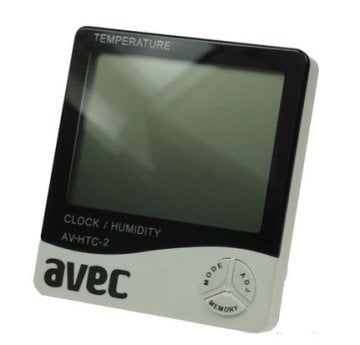 Avec AV-HTC-2 Dijital Saat ve Hem iç Hem Dış ısı Ölçer