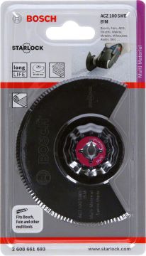 Bosch - Starlock - ACZ 100 SWB - BIM Oluklu Segman Testere Bıçağı 1'li