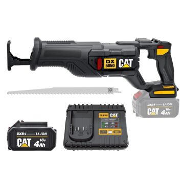 CAT DX5050 18Volt/4.0Ah Li-ion Tek Akülü Kömürsüz Profesyonel Tilki Kuyruğu Testere