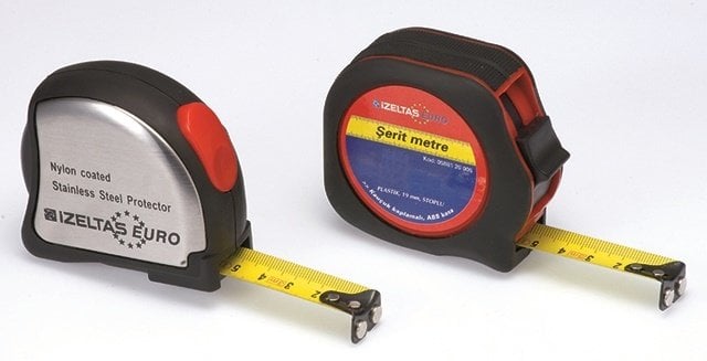 İZELTAŞ 05881 Plastik - Krom Şerit Metre