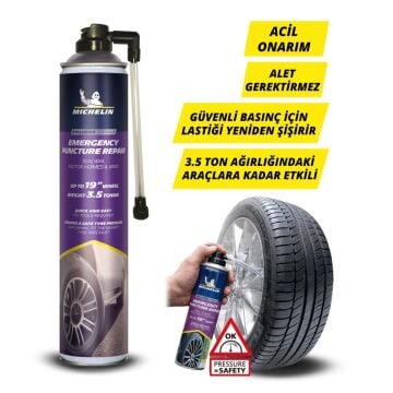 Michelin MC35133 750ml XL Acil Lastik Tamir Spreyi/Köpüğü