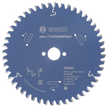 Bosch - Expert Serisi Lamine Panel için Daire Testere Bıçağı 165*20 mm 48 Diş