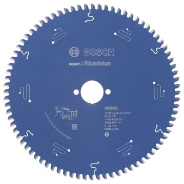 Bosch - Expert Serisi Alüminyum için Daire Testere Bıçağı 235*30 mm 80 Diş
