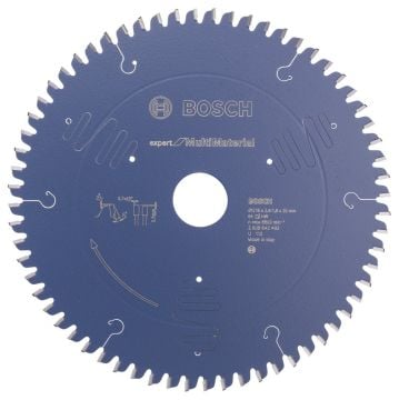 Bosch - Expert Serisi Çoklu Malzeme için Daire Testere Bıçağı 216*30 mm 64 Diş