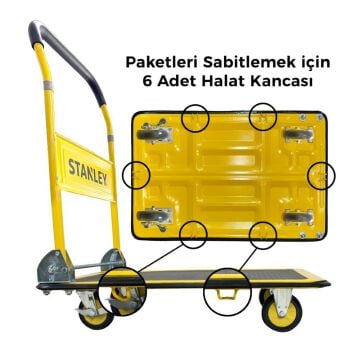 Stanley PC538 300Kg Profesyonel Paket Taşıma Arabası