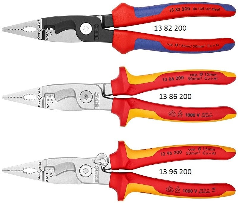 Knipex 13 Çok Fonksiyonlu Elektrikçi Pensesi