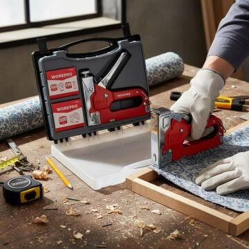 WORKPRO WP223005 3 IN 1 4-14mm Profesyonel Mekanik Zımba ve 14mm Çivi Tabancası + 1500 Adet Zımba/Çivi