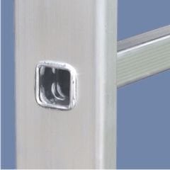 İpli Makaralı Alüminyum Kilit Sistemli Sürgülü Merdiven (2 Parça)