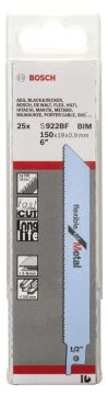 Bosch - Flexible Serisi Metal için Panter Testere Bıçağı S 922 BF - 25'li
