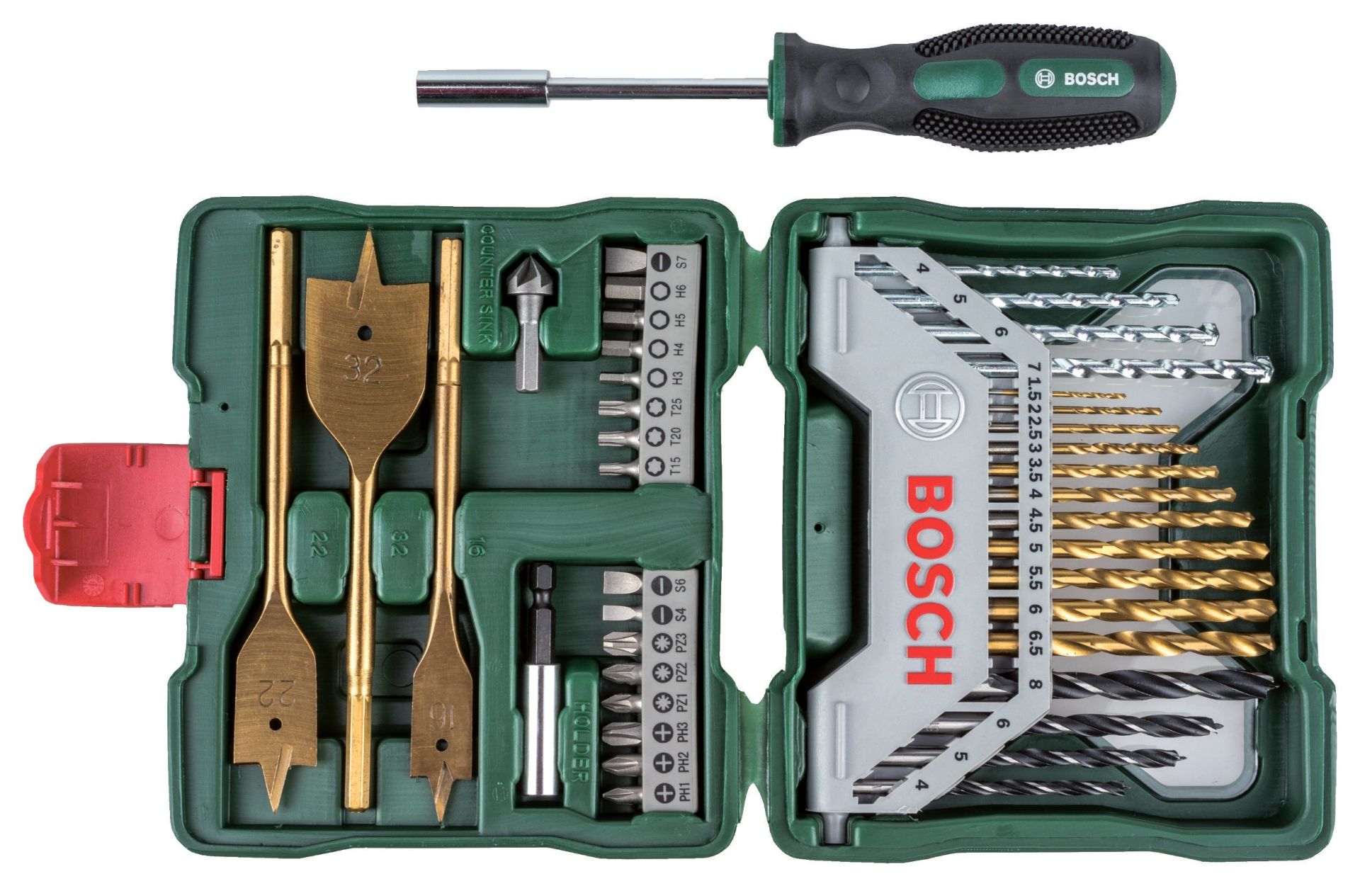 Bosch - X-Line 40 Parça Titanyum Tornavidalı Karışık Aksesuar Seti