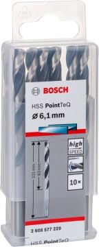 Bosch - HSS-PointeQ Metal Matkap Ucu 6,1 mm 10'lu