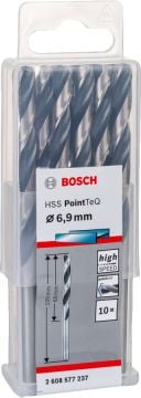 Bosch - HSS-PointeQ Metal Matkap Ucu 6,9 mm 10'lu