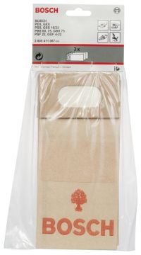Bosch - Kağıt Toz Torbası (Tek Kullanımlık) 3lü