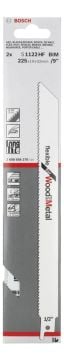 Bosch - Flexible Serisi Ahşap Ve Metal için Panter Testere Bıçağı S 1122 HF - 2'li