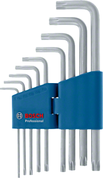 Bosch Profesyonel Alyan Anahtar Takımı Torx 9 parça (10-50mm)