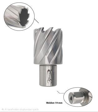3KEEGO 14-20mm Aralığı KBK Manyetik Matkap Ucları  Delme Derinliği 30mm