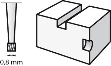 DREMEL Gravür Kesici 0,8mm 108